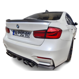 BMW 3 Serisi F30-F80 M4 Style (2012-2018) PİANO BLACK Spoiler (Plastik)